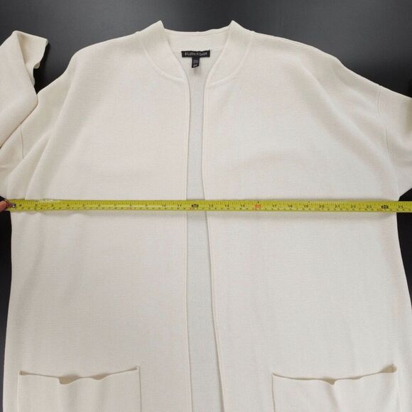 NEW Eileen Fisher Silk & Organic Cotton Interlock Jacket Cardigan Quiet Luxury - Picture 3 of 9
